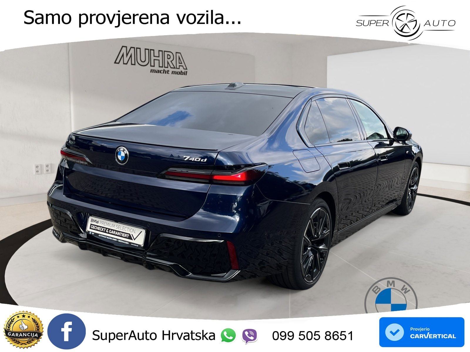 BMW 740d (299 KS) xDrive Steptronic M Sport ACC+HEAD+4xGR SJED+360+PANO