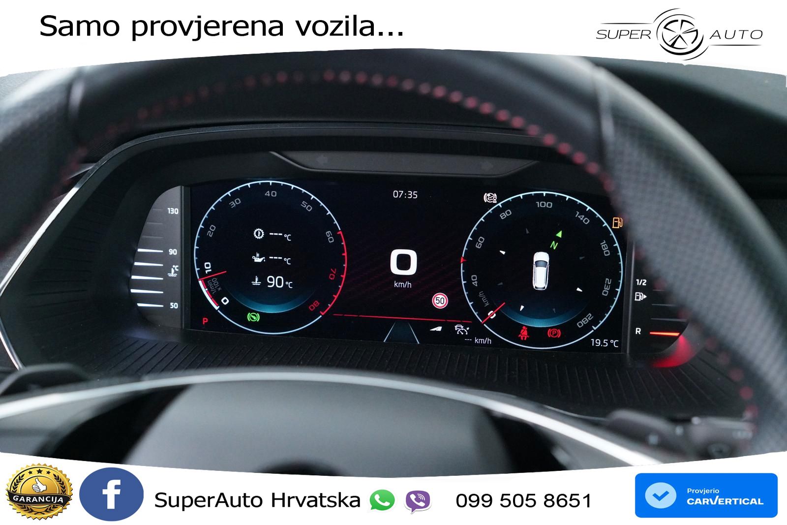 Škoda Octavia Combi RS 2.0 TSI (245 KS) DSG LED+GR SJED+ACC