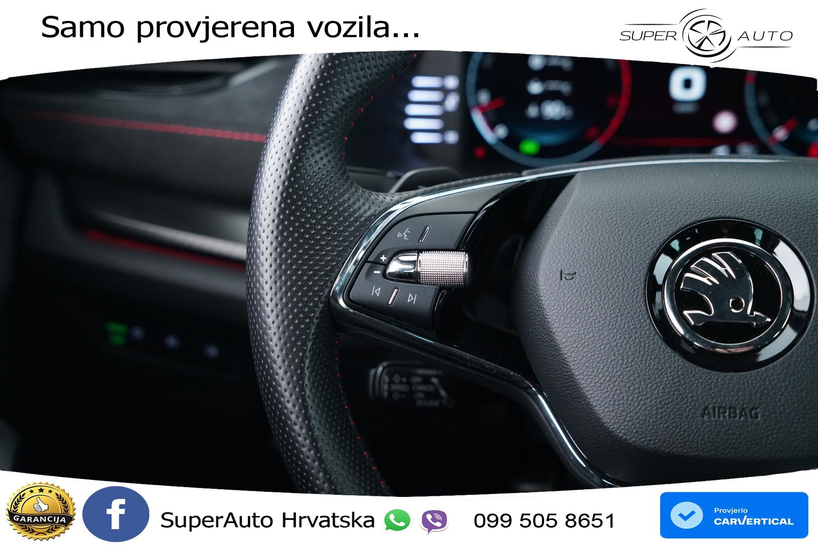 Škoda Octavia Combi RS 2.0 TSI (245 KS) DSG LED+GR SJED+ACC