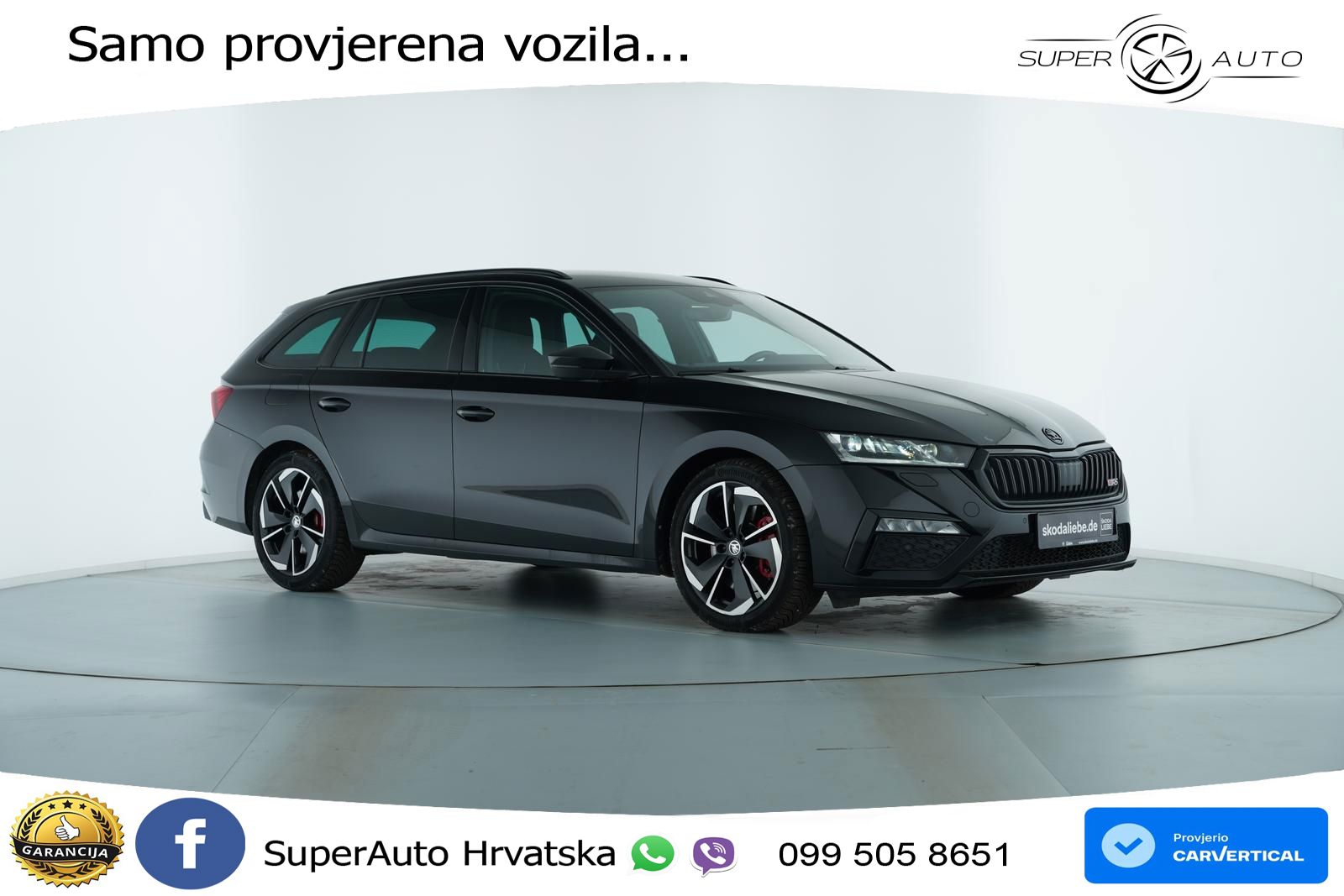 Škoda Octavia Combi RS 2.0 TSI (245 KS) DSG LED+GR SJED+ACC