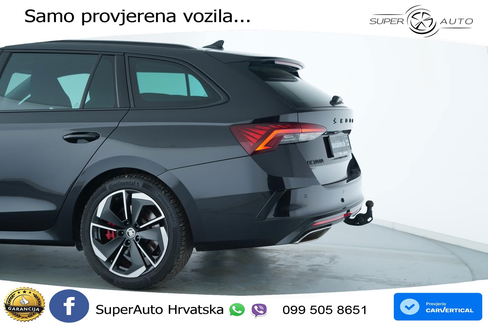 Škoda Octavia Combi RS 2.0 TSI (245 KS) DSG LED+GR SJED+ACC