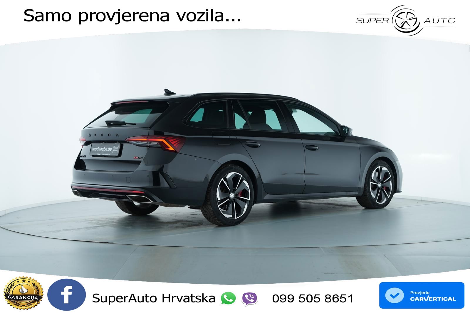 Škoda Octavia Combi RS 2.0 TSI (245 KS) DSG LED+GR SJED+ACC