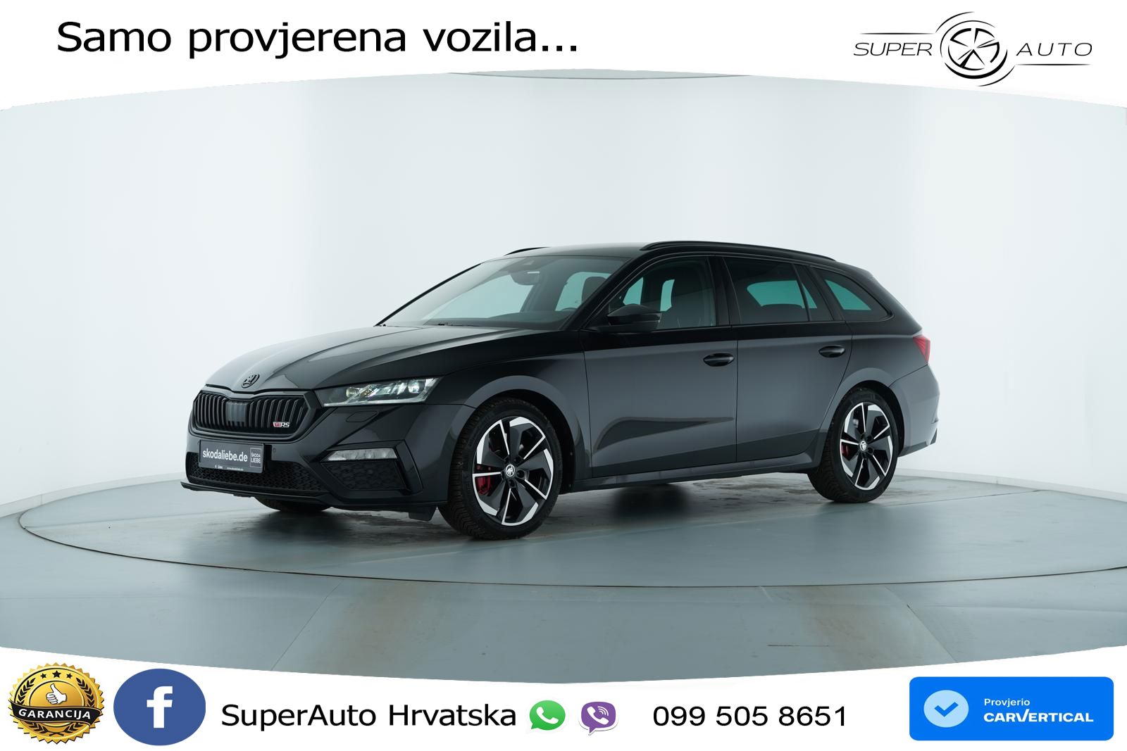 Škoda Octavia Combi RS 2.0 TSI (245 KS) DSG LED+GR SJED+ACC