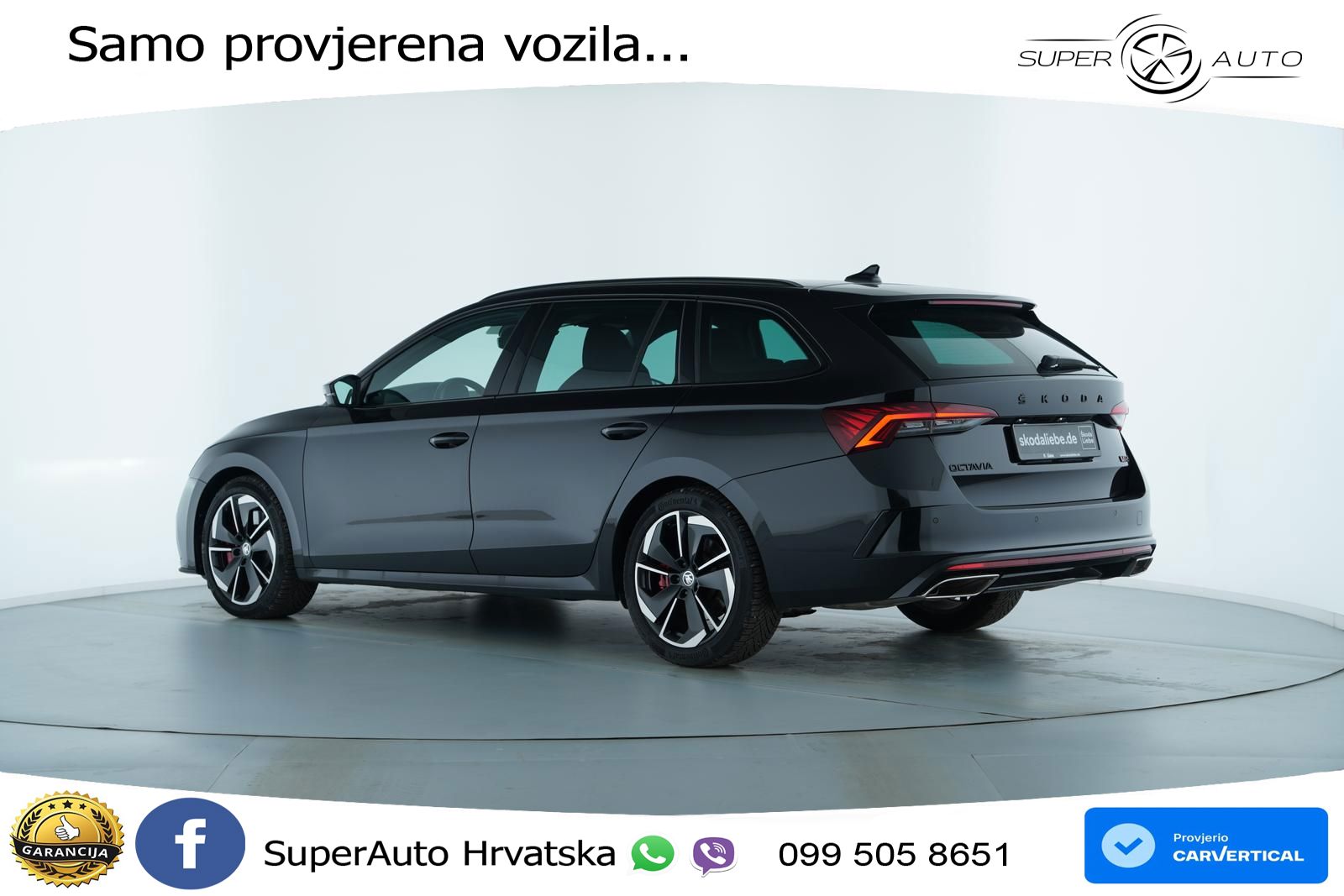 Škoda Octavia Combi RS 2.0 TSI (245 KS) DSG LED+GR SJED+ACC