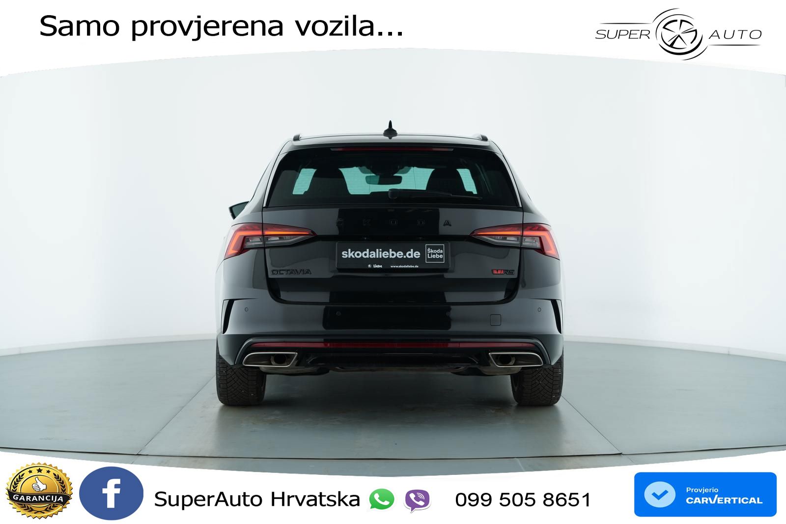 Škoda Octavia Combi RS 2.0 TSI (245 KS) DSG LED+GR SJED+ACC