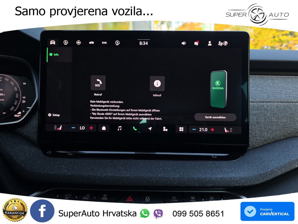 Škoda Octavia Combi 2.0 TDI (150 KS) DSG Selection LED+GR SJED+ACC