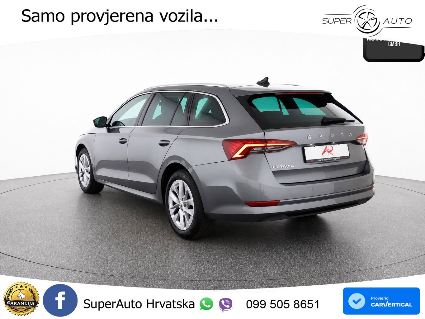 Škoda Octavia Combi 2.0 TDI (150 KS) DSG LED+GR SJED+ACC