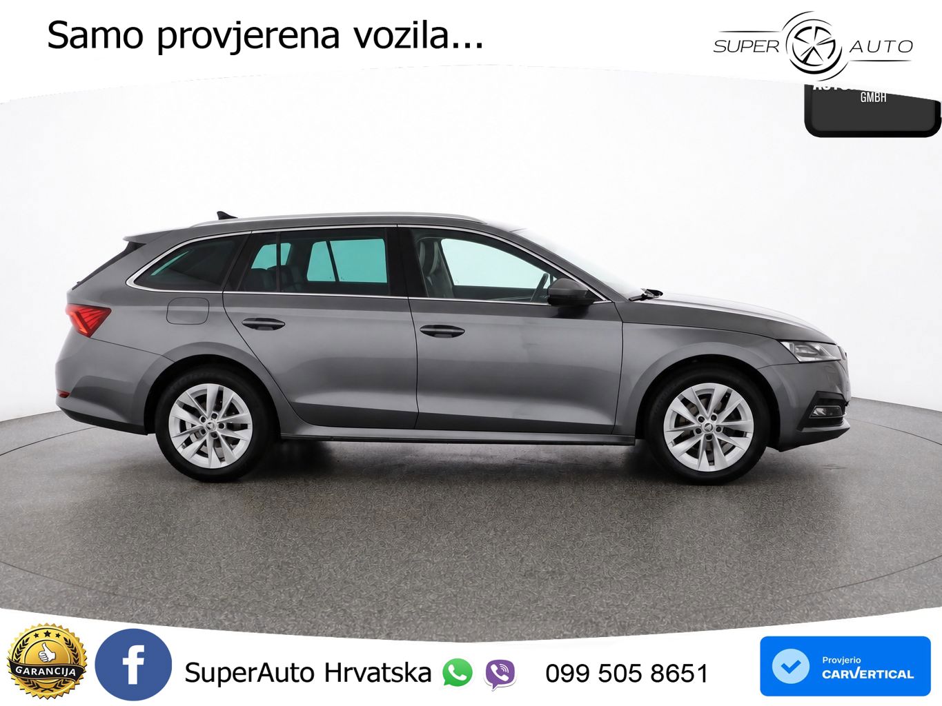 Škoda Octavia Combi 2.0 TDI (150 KS) DSG LED+GR SJED+ACC