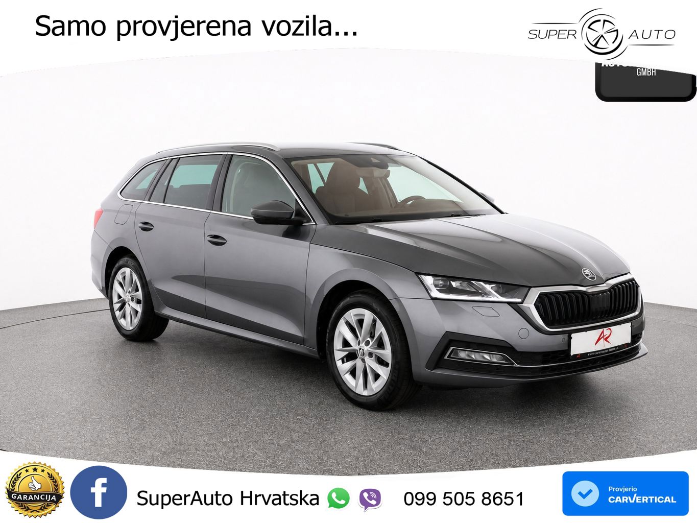 Škoda Octavia Combi 2.0 TDI (150 KS) DSG LED+GR SJED+ACC