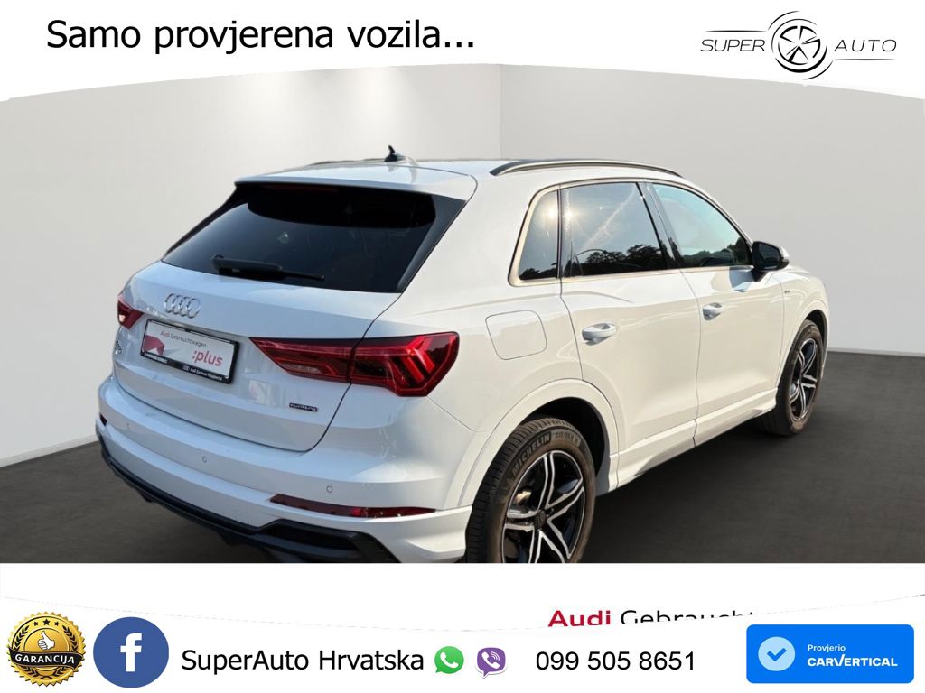 Audi Q3 40 TFSI (190 KS) quattro S tronic S line LED+GR SJED+ACC