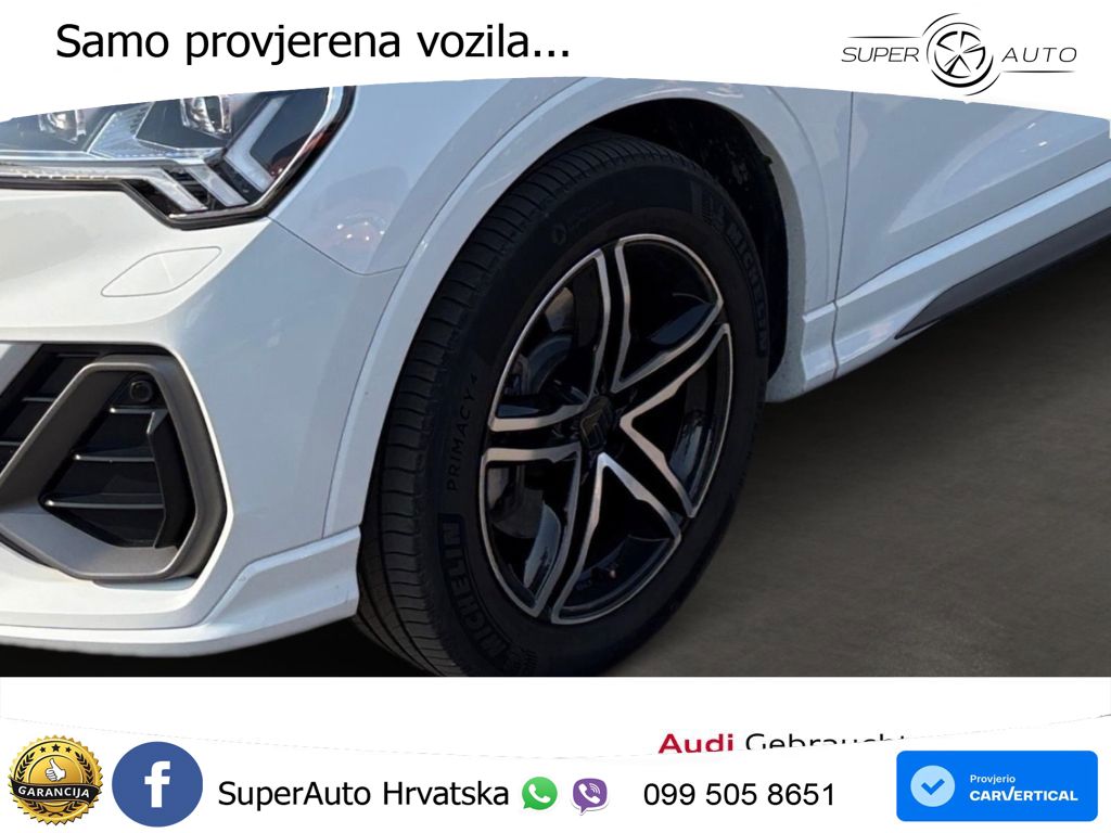 Audi Q3 40 TFSI (190 KS) quattro S tronic S line LED+GR SJED+ACC