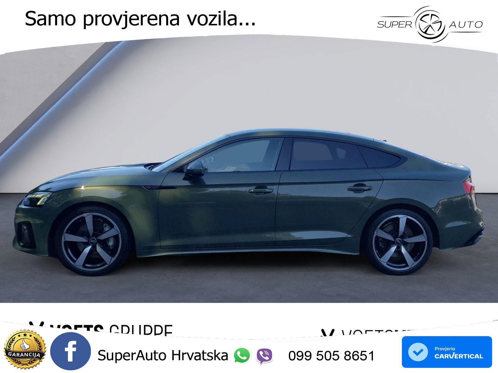 Audi A5 Sportback 45 TFSI (265 KS) quattro S tronic S line MATRIX+GR SJED+KAM