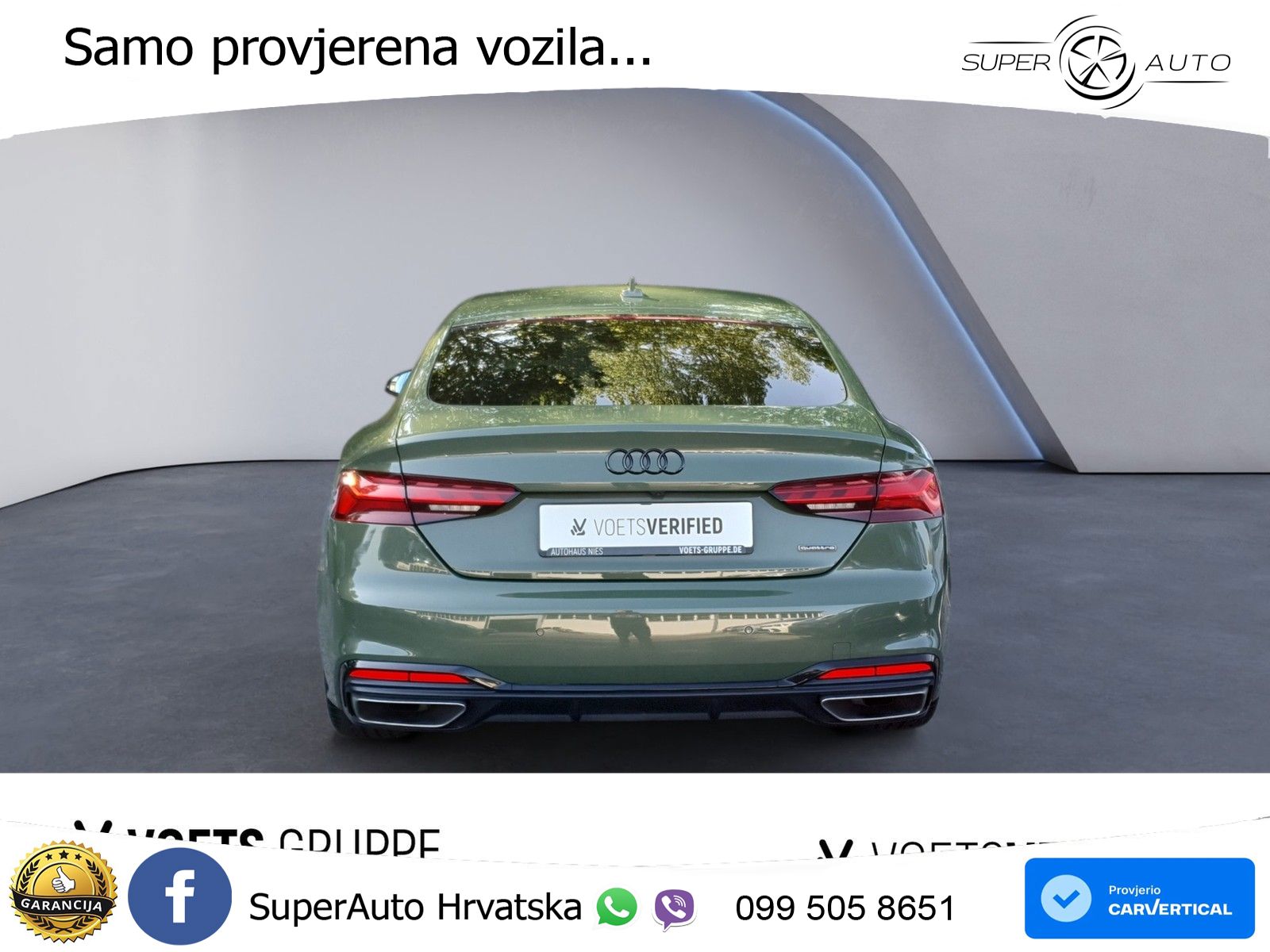 Audi A5 Sportback 45 TFSI (265 KS) quattro S tronic S line MATRIX+GR SJED+KAM