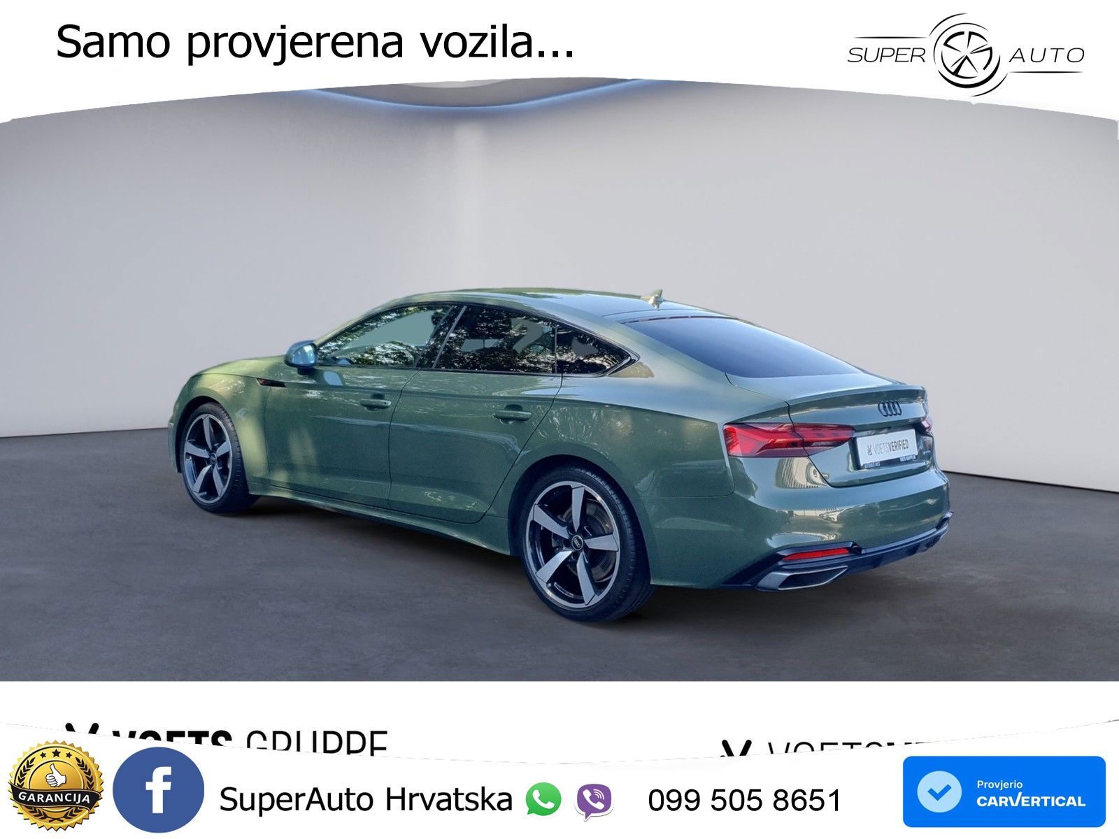 Audi A5 Sportback 45 TFSI (265 KS) quattro S tronic S line MATRIX+GR SJED+KAM