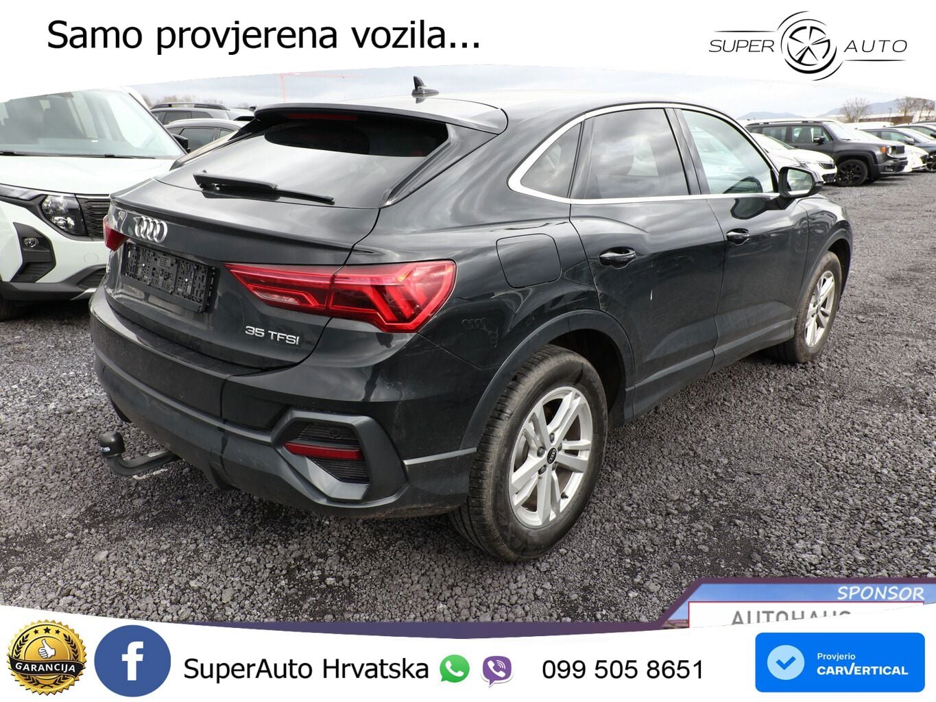 Audi Q3 Sportback 35 TFSI (150 KS) S tronic LED+GR SJED+ACC