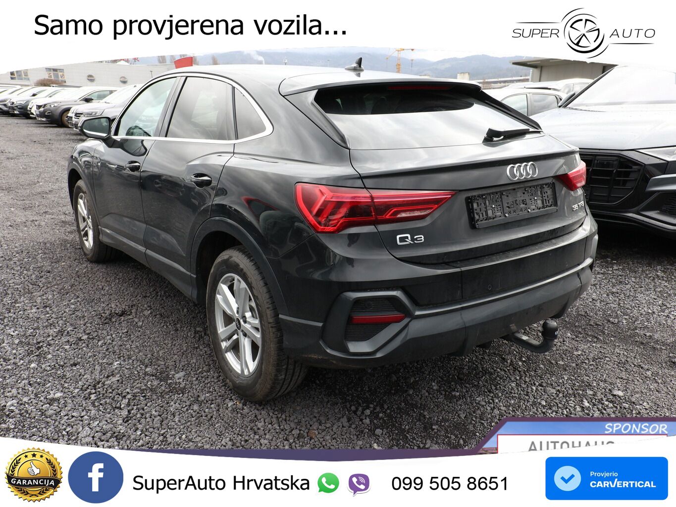 Audi Q3 Sportback 35 TFSI (150 KS) S tronic LED+GR SJED+ACC