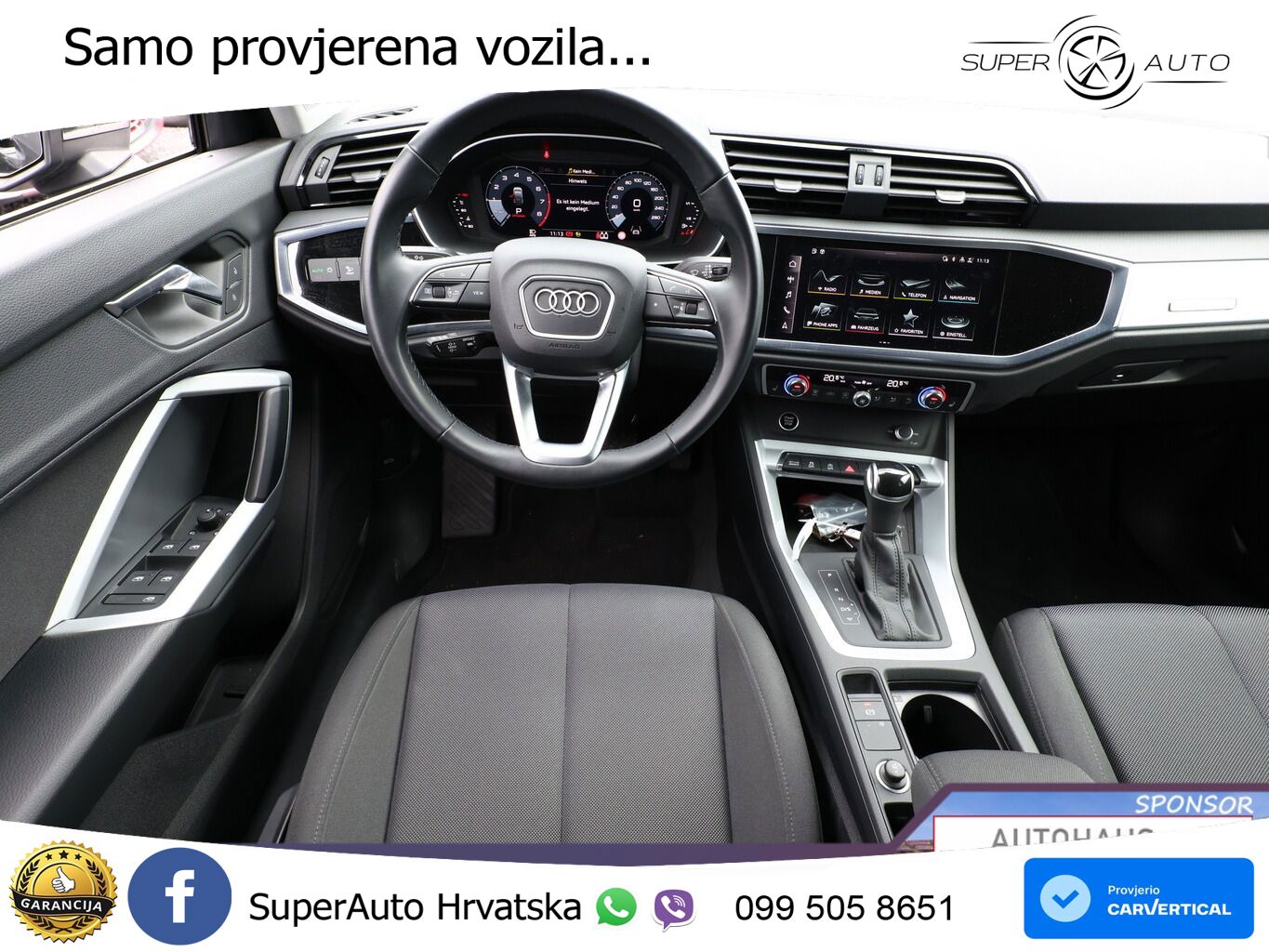 Audi Q3 Sportback 35 TFSI (150 KS) S tronic LED+GR SJED+ACC