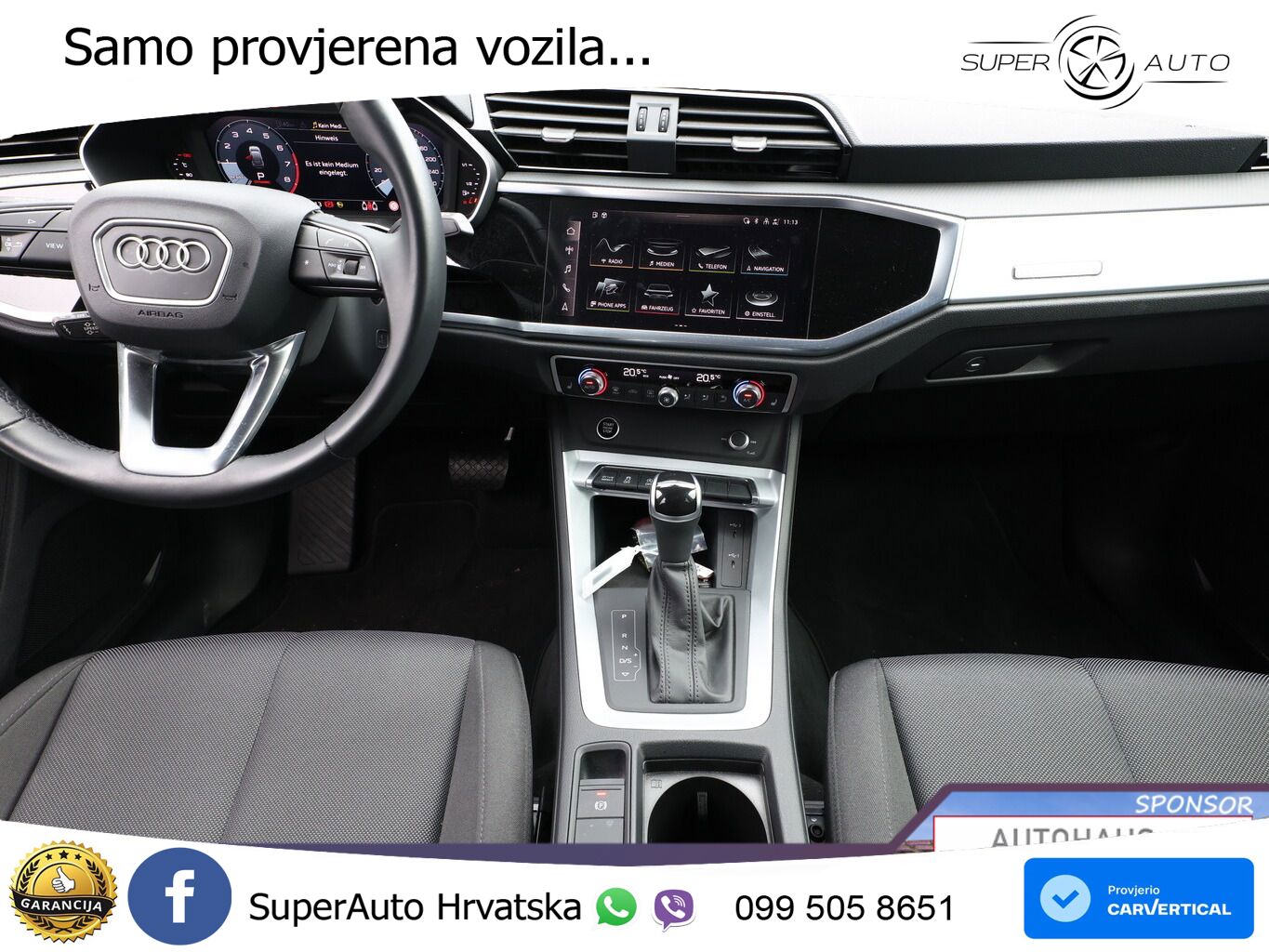 Audi Q3 Sportback 35 TFSI (150 KS) S tronic LED+GR SJED+ACC