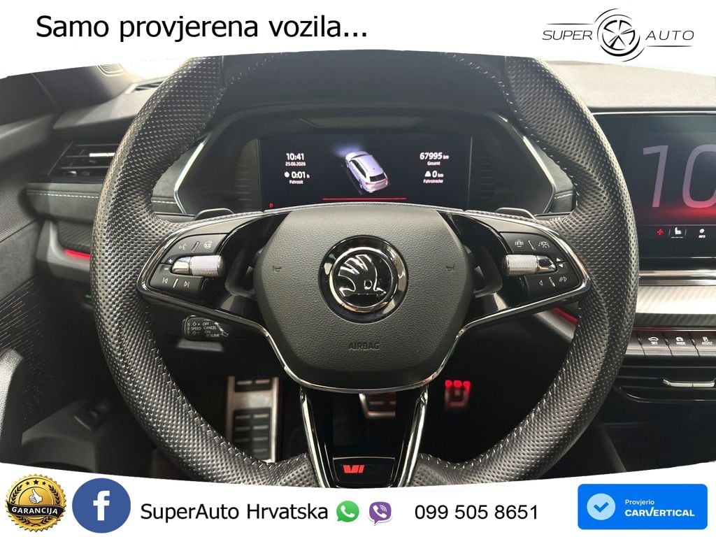 Škoda Octavia Combi RS 2.0 TDI (200 KS) DSG LED+GR SJED+ACC