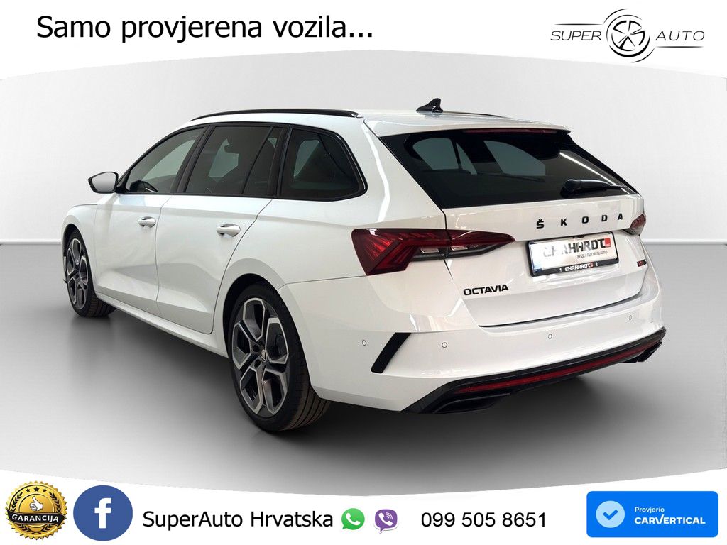 Škoda Octavia Combi RS 2.0 TDI (200 KS) DSG LED+GR SJED+ACC