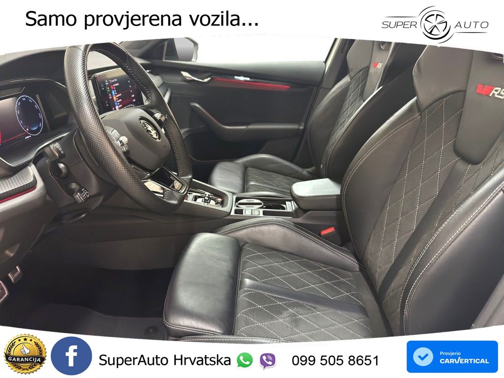 Škoda Octavia Combi RS 2.0 TDI (200 KS) DSG LED+GR SJED+ACC