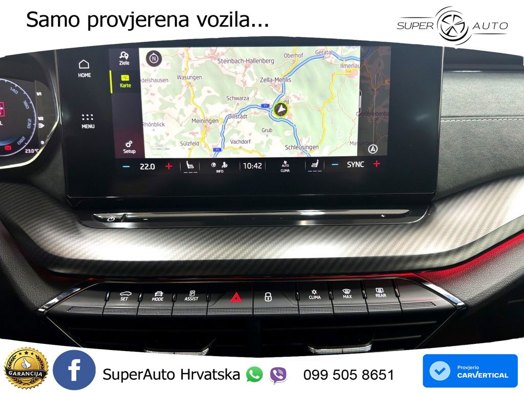 Škoda Octavia Combi RS 2.0 TDI (200 KS) DSG LED+GR SJED+ACC