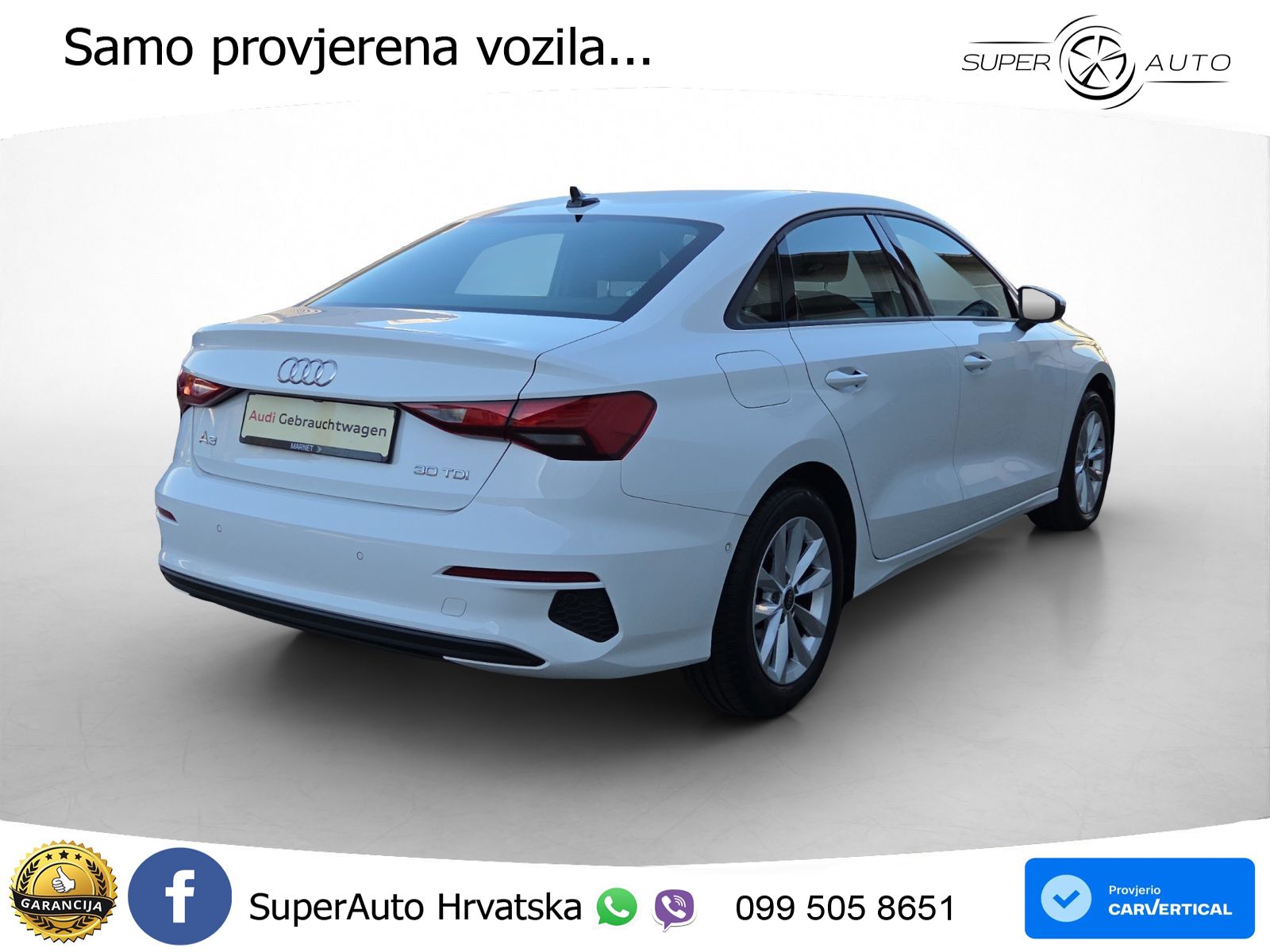 Audi A3 Limuzina 30 TDI (116 KS)
