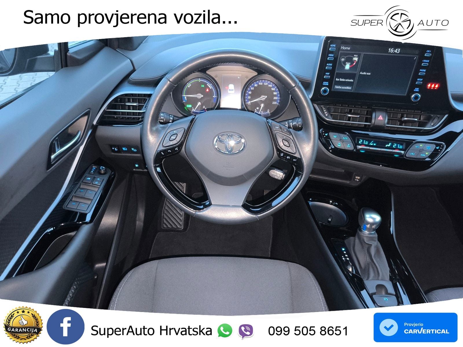 Toyota C-HR 1.8 (122 KS) Hybrid e-CVT Team D LED+GR SJED+ACC