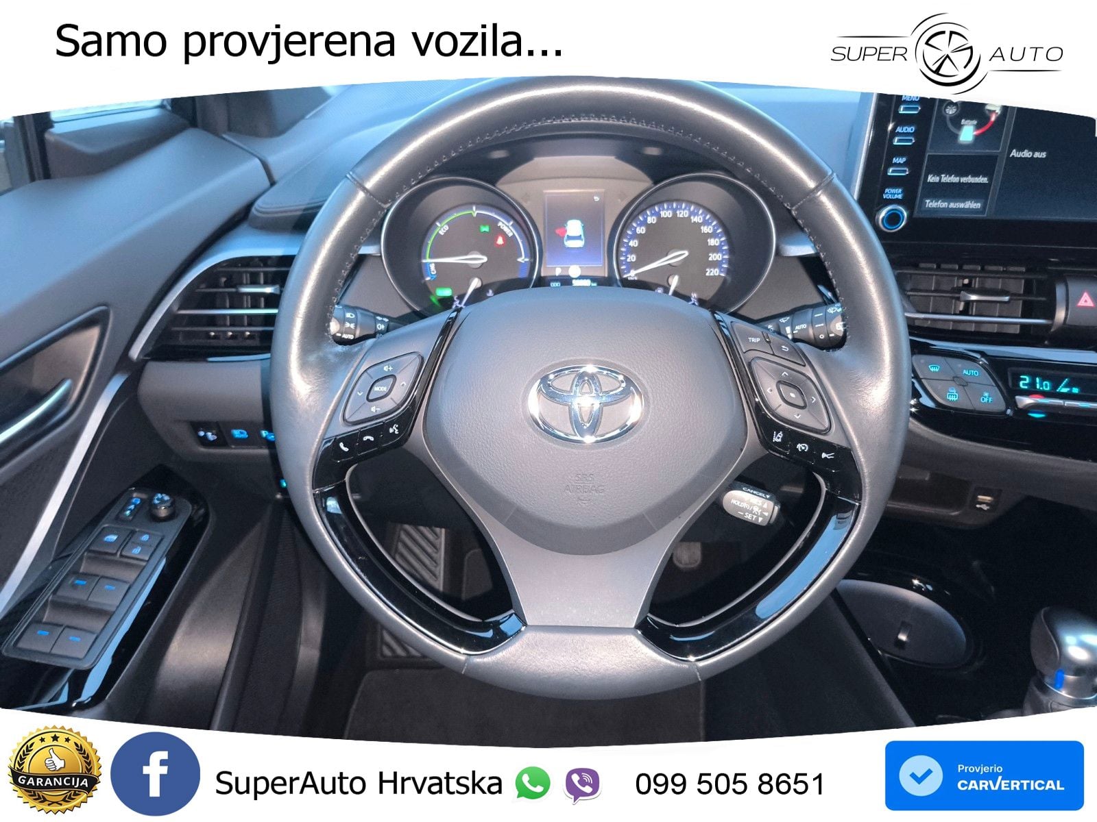 Toyota C-HR 1.8 (122 KS) Hybrid e-CVT Team D LED+GR SJED+ACC