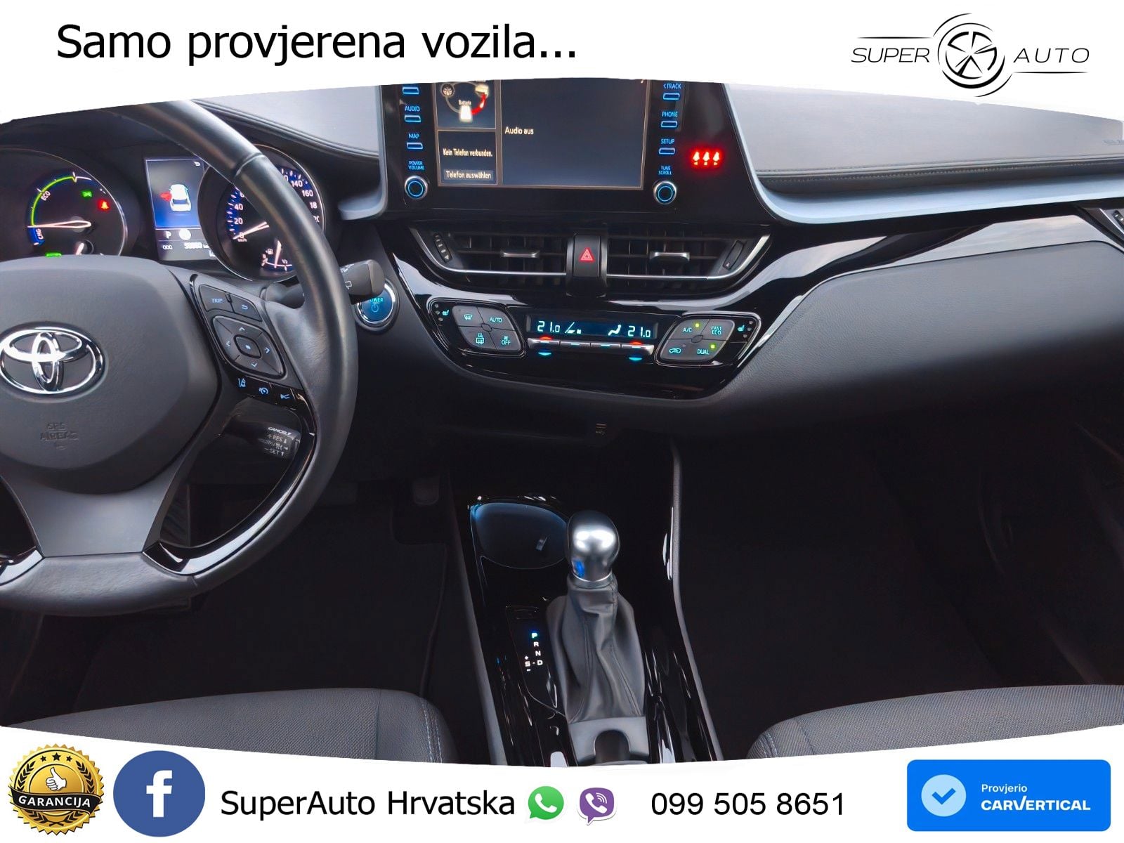 Toyota C-HR 1.8 (122 KS) Hybrid e-CVT Team D LED+GR SJED+ACC