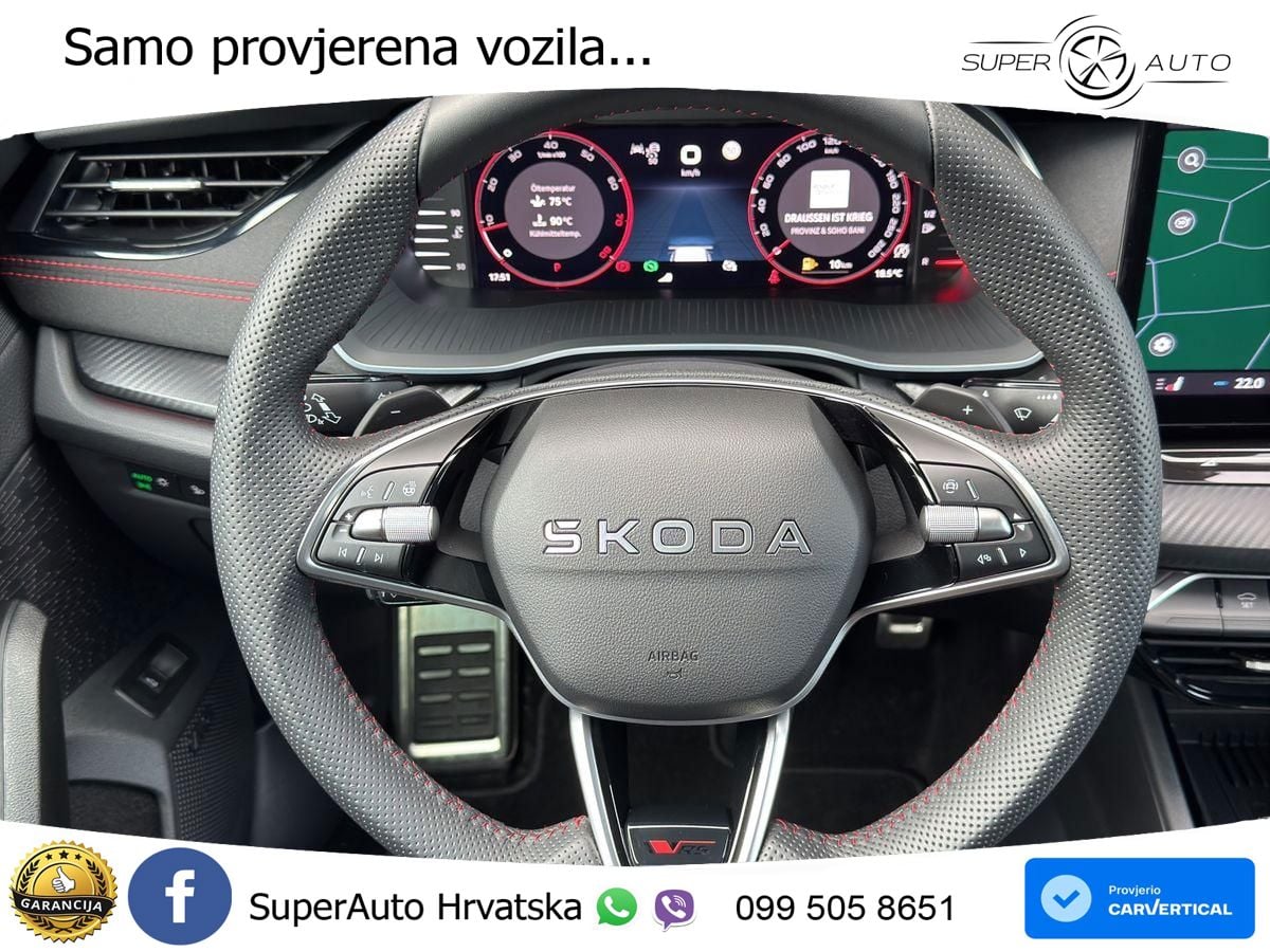 Škoda Octavia Combi RS 2.0 TSI (265 KS) DSG LED+GR SJED+ACC