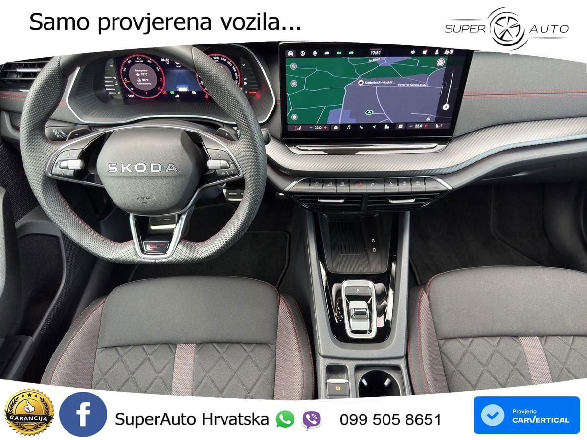 Škoda Octavia Combi RS 2.0 TSI (265 KS) DSG LED+GR SJED+ACC
