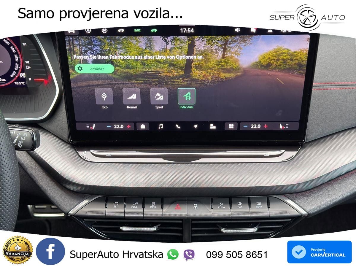 Škoda Octavia Combi RS 2.0 TSI (265 KS) DSG LED+GR SJED+ACC