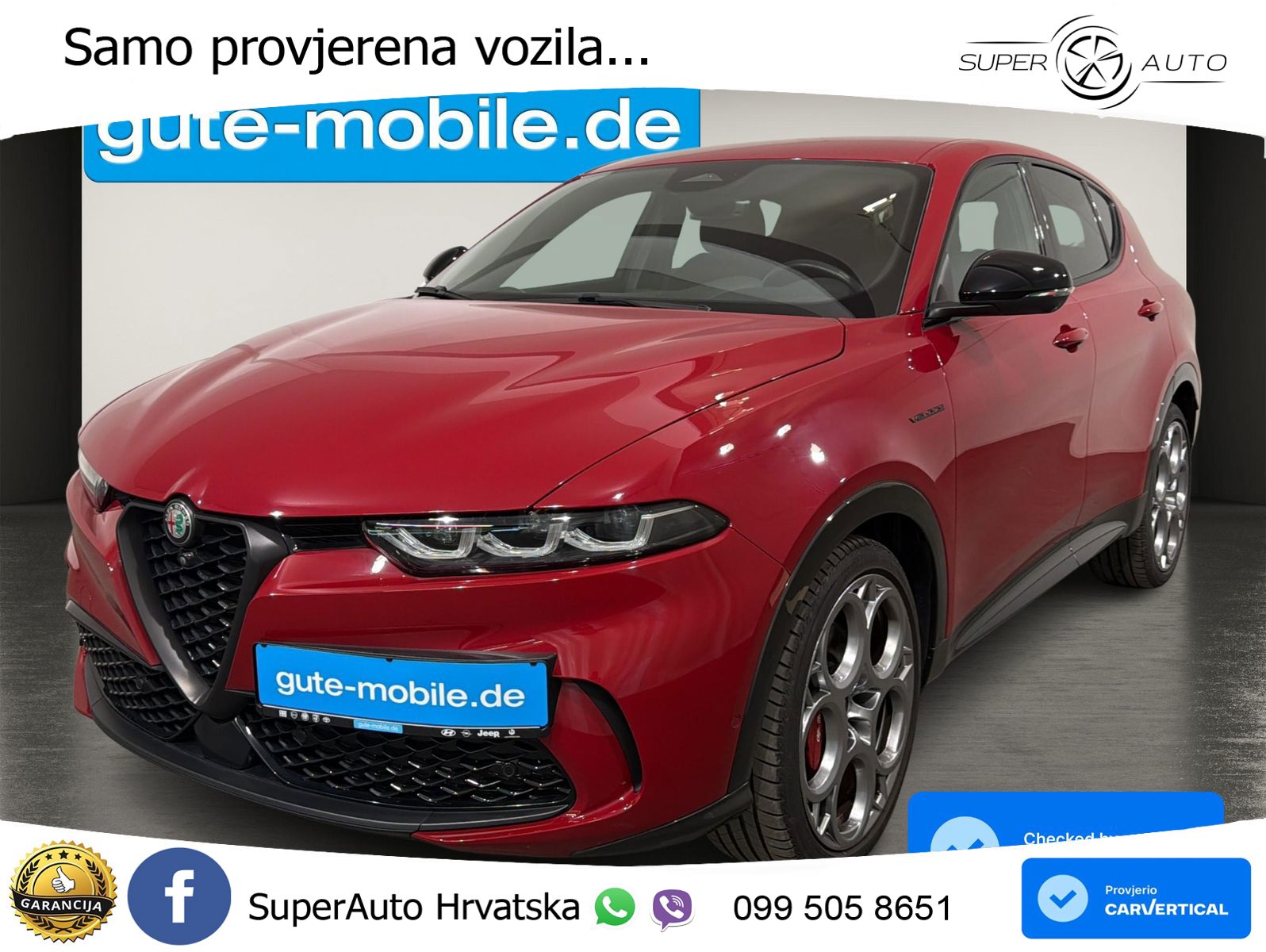 Alfa Romeo Tonale 1.5 VGT (160 KS) 48V-Hybrid TCT LED+GR SJED+ACC