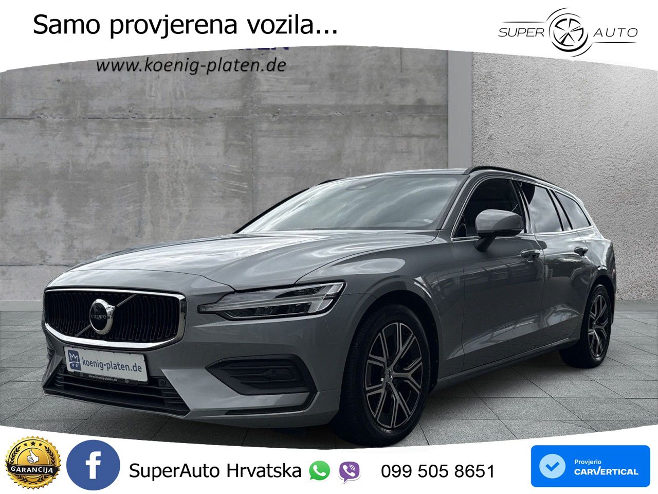 Volvo V60 2.0 B3 DCT LED+GR SJED+ACC