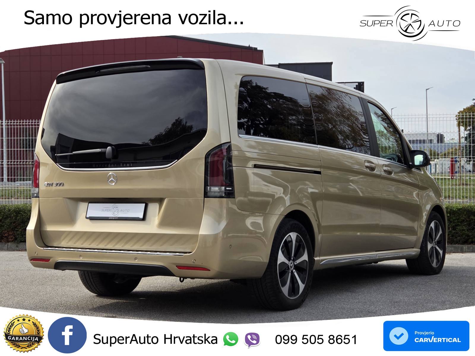 Mercedes EQV 300 Avantgarde Long 204 KS, ZRAČNI+ACC+GR SJED+360+PANO