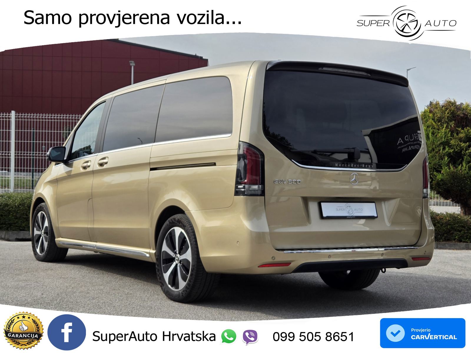 Mercedes EQV 300 Avantgarde Long 204 KS, ZRAČNI+ACC+GR SJED+360+PANO