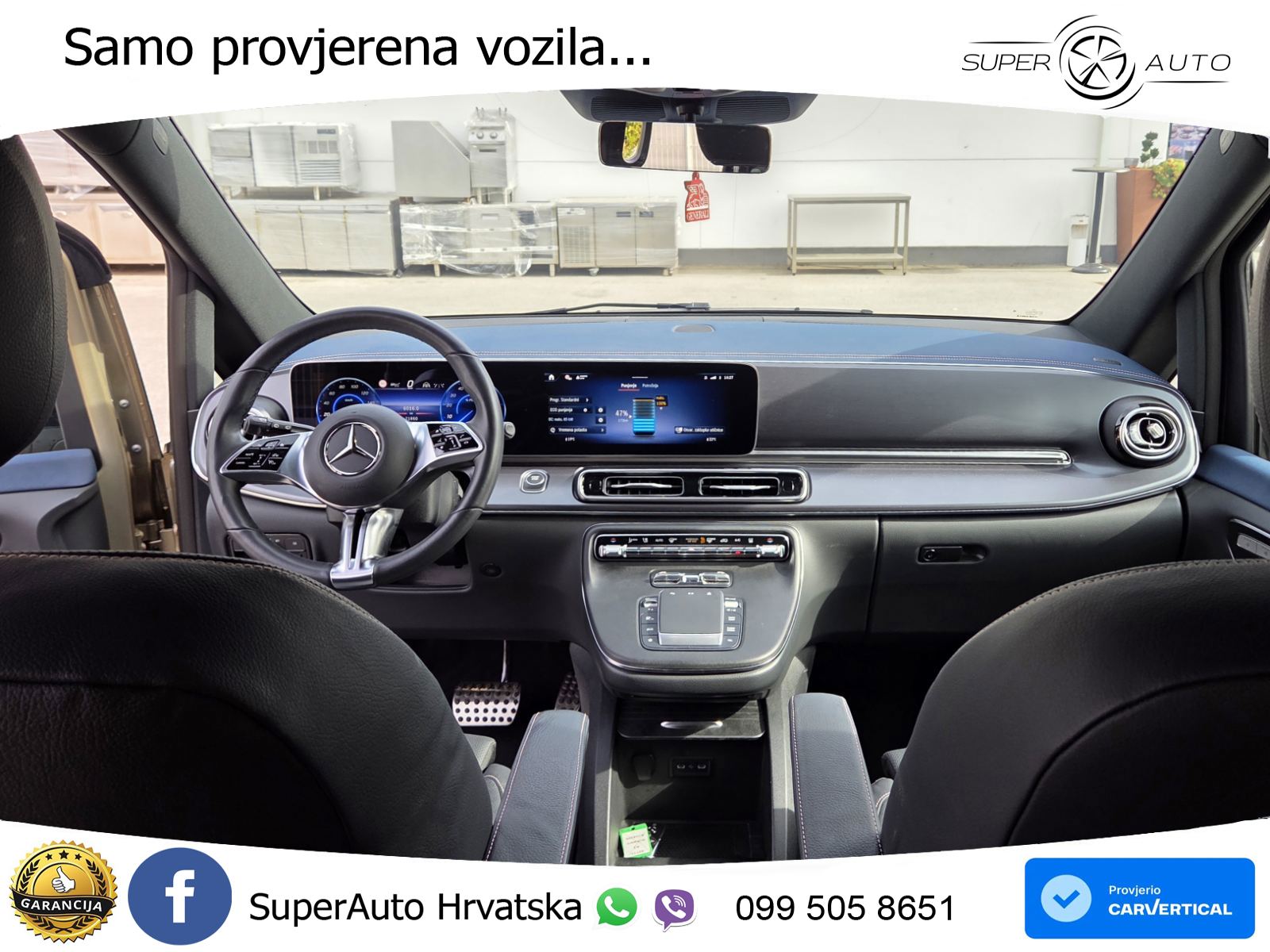 Mercedes EQV 300 Avantgarde Long 204 KS, ZRAČNI+ACC+GR SJED+360+PANO