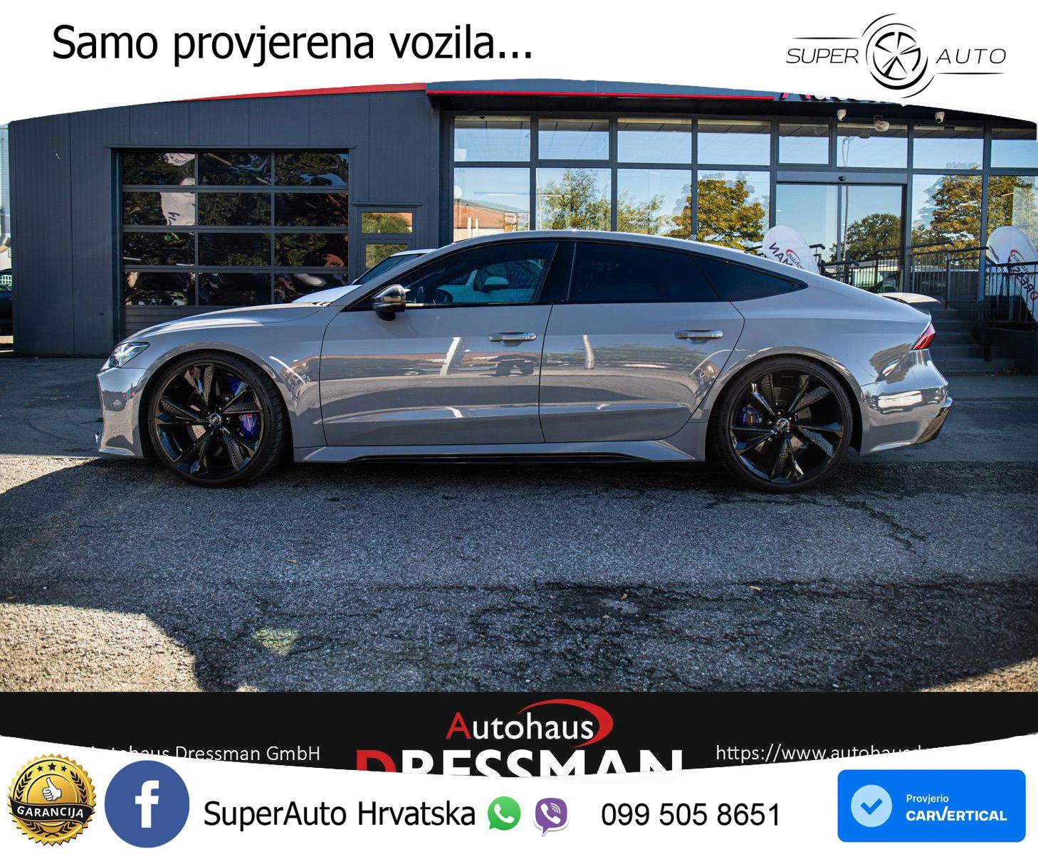 Audi RS7 4.0 TFSI V8 (600 KS) quattro tiptronic LED+GR SJED+ACC
