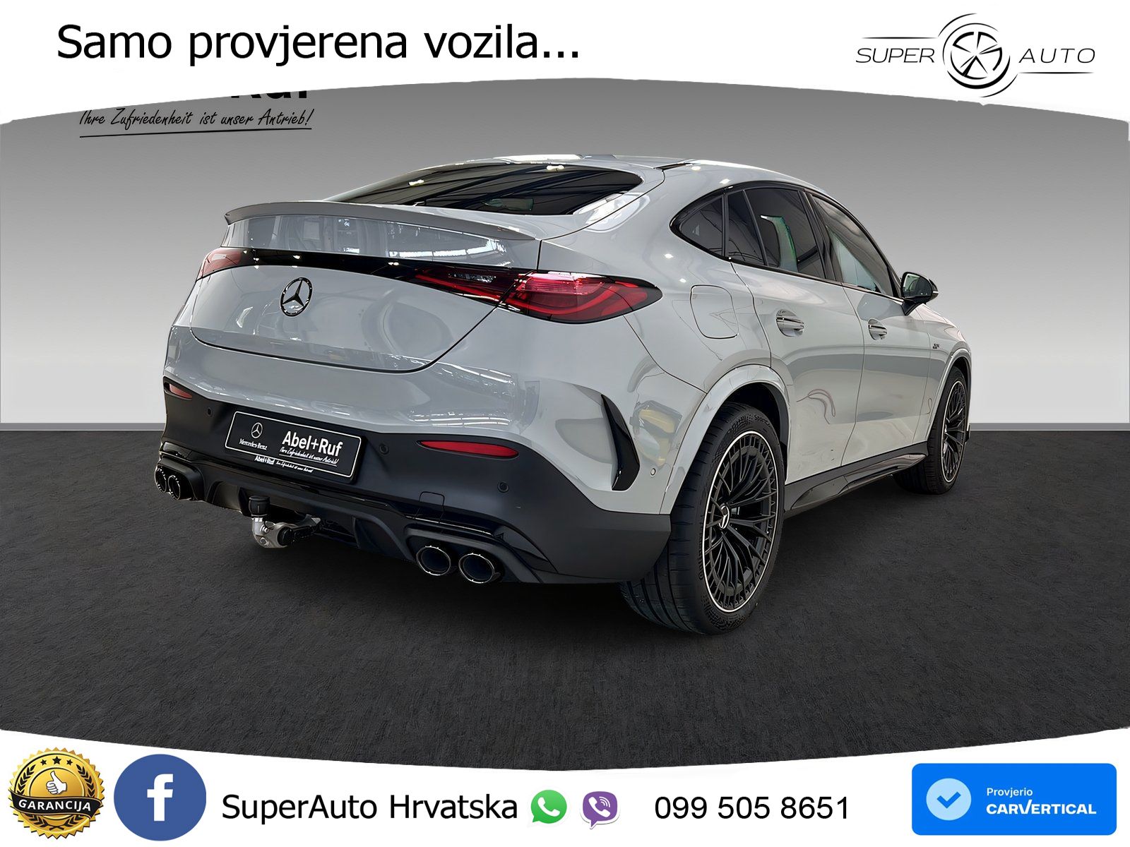 Mercedes GLC Coupe AMG 53 (449 KS) 4MATIC+ AMG SPEEDSHIFT TCT 9G ACC+GR SJED+360+PANO