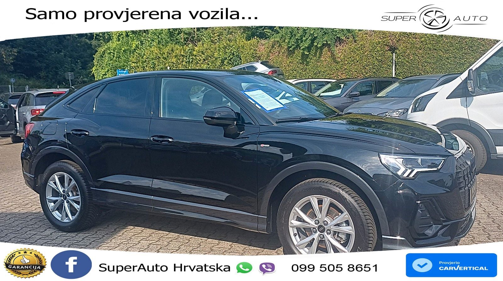Audi Q3 Sportback 35 TDI (150 KS) S tronic S line LED+GR SJED+ACC