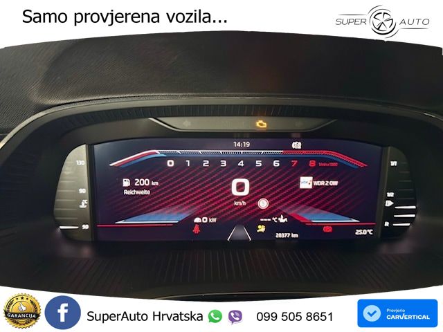 Škoda Octavia Combi RS 2.0 TSI (245 KS) LED+GR SJED+ACC