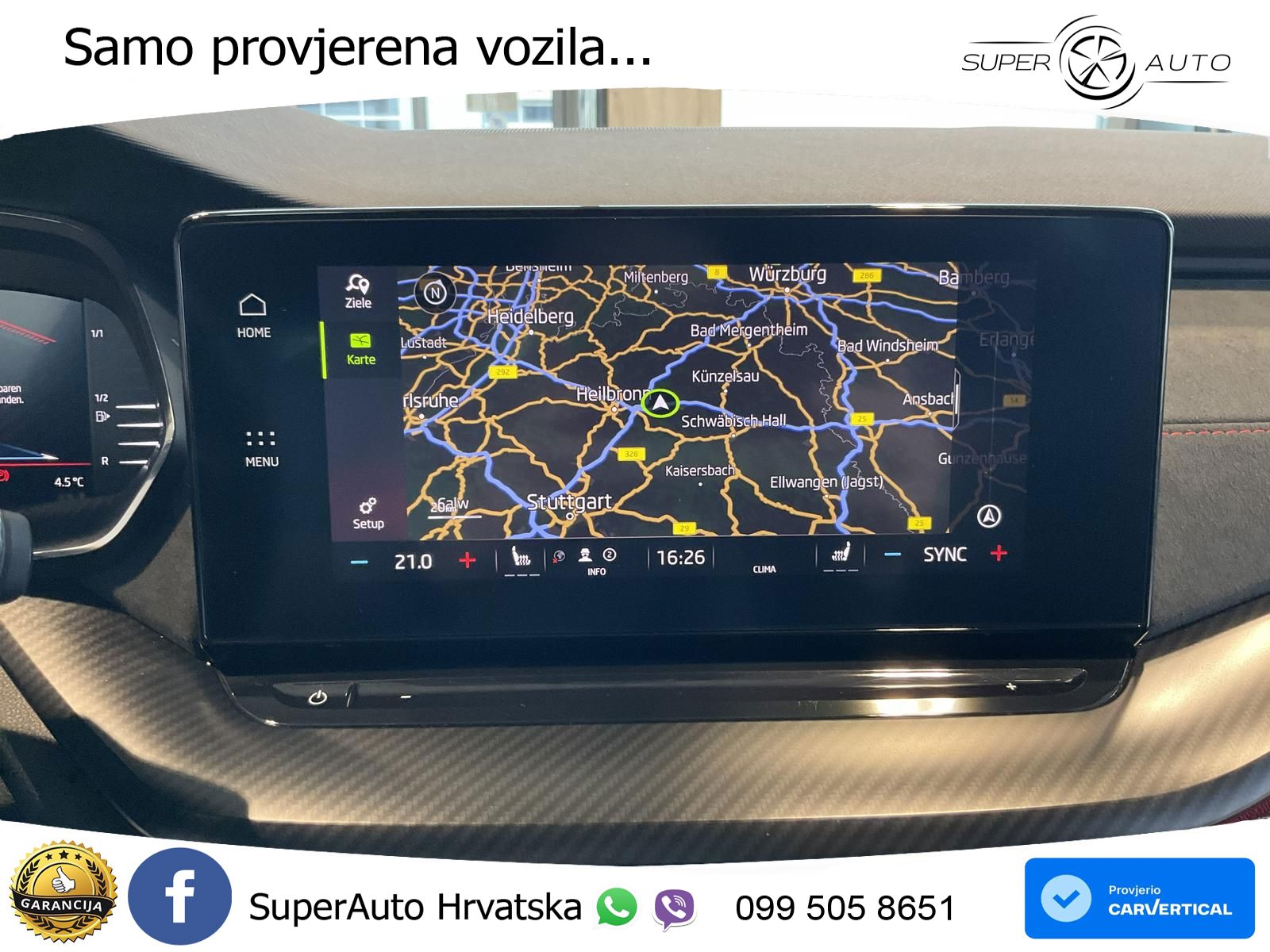 Škoda Octavia Combi RS 2.0 TSI (245 KS) DSG LED+GR SJED+ACC