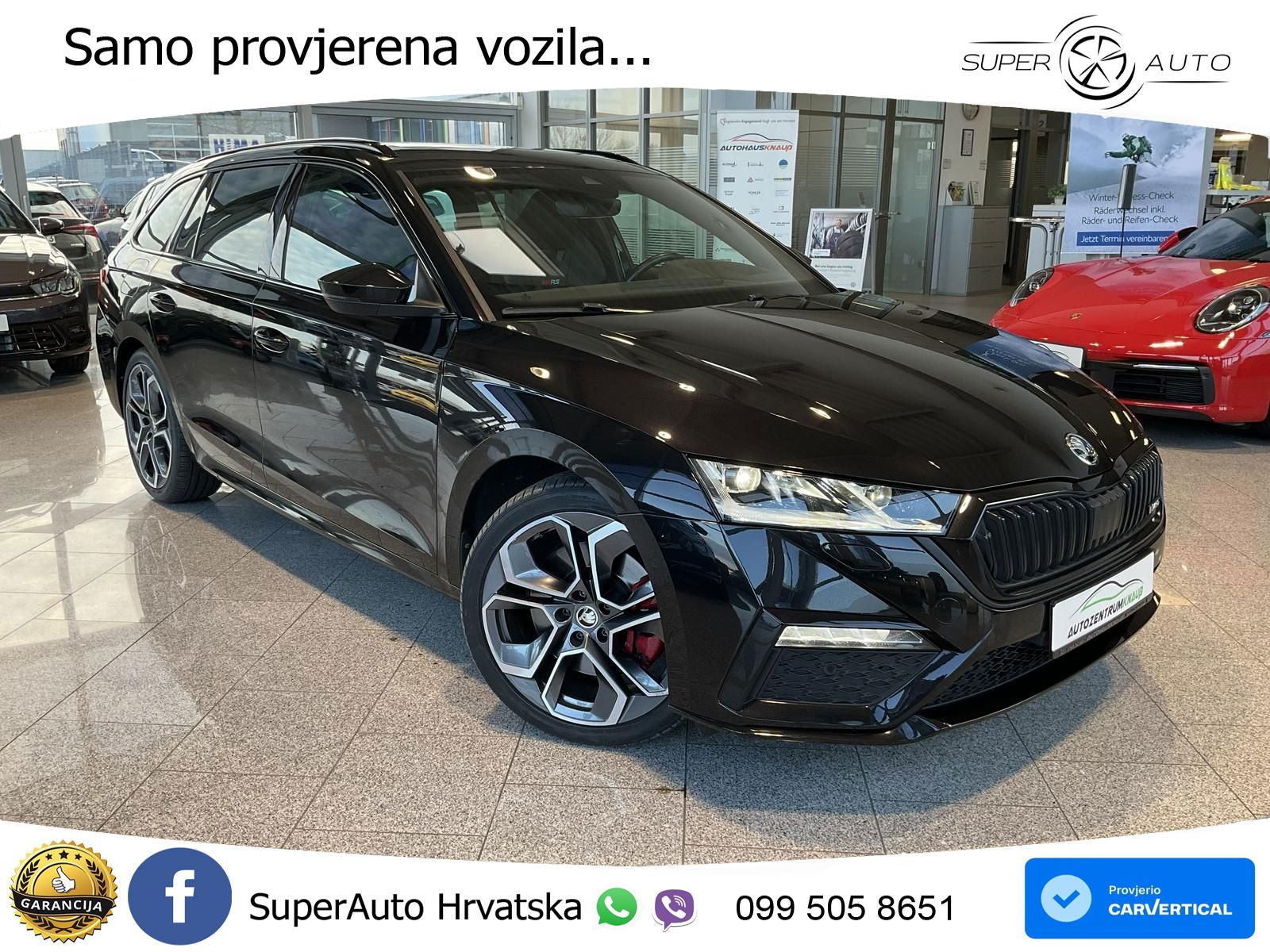 Škoda Octavia Combi RS 2.0 TSI (245 KS) DSG LED+GR SJED+ACC