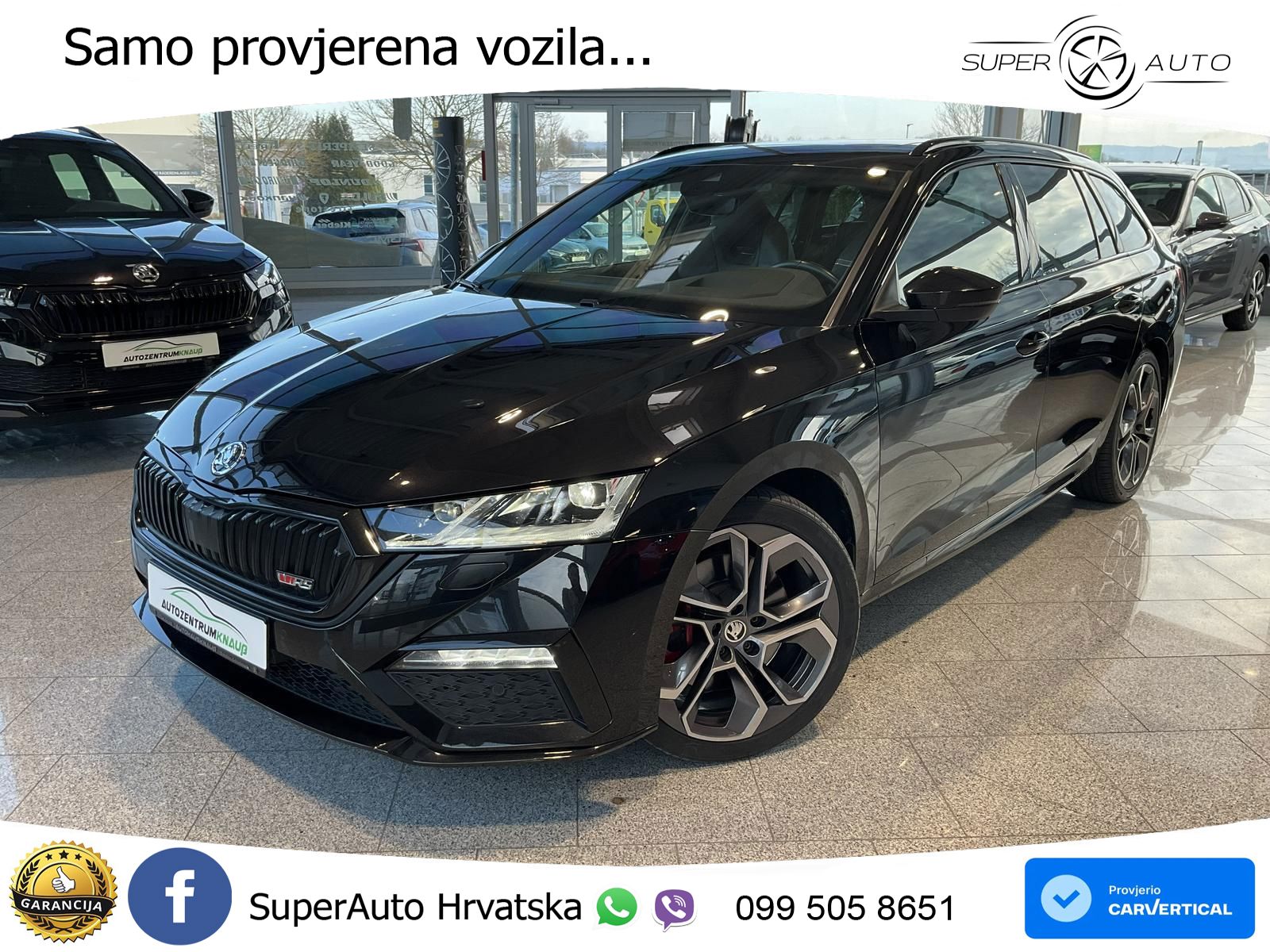 Škoda Octavia Combi RS 2.0 TSI (245 KS) DSG LED+GR SJED+ACC