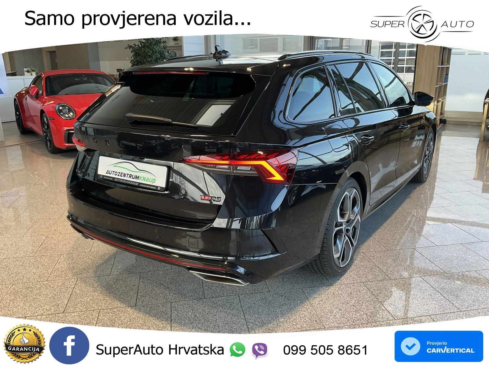 Škoda Octavia Combi RS 2.0 TSI (245 KS) DSG LED+GR SJED+ACC