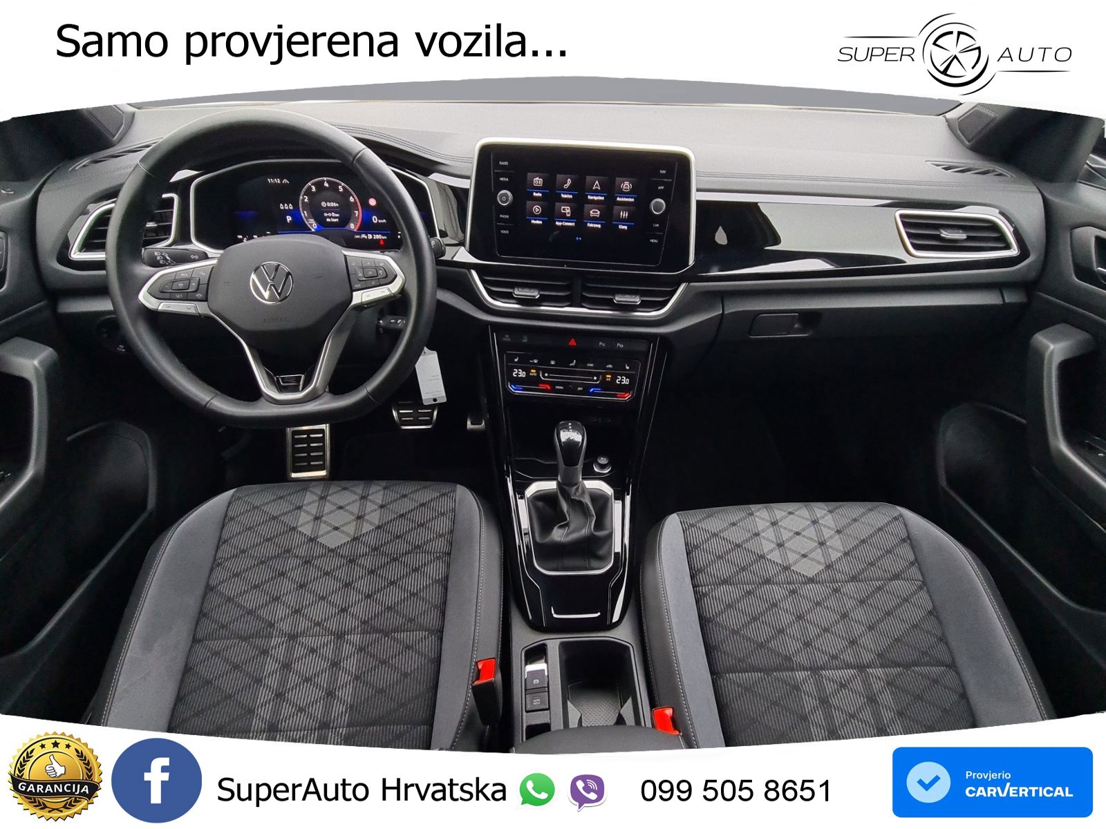 Volkswagen T-Roc 1.5 TSI (150 KS) DSG R-Line LED+GR SJED+ACC