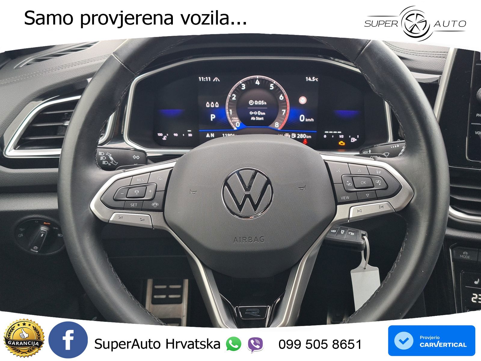Volkswagen T-Roc 1.5 TSI (150 KS) DSG R-Line LED+GR SJED+ACC