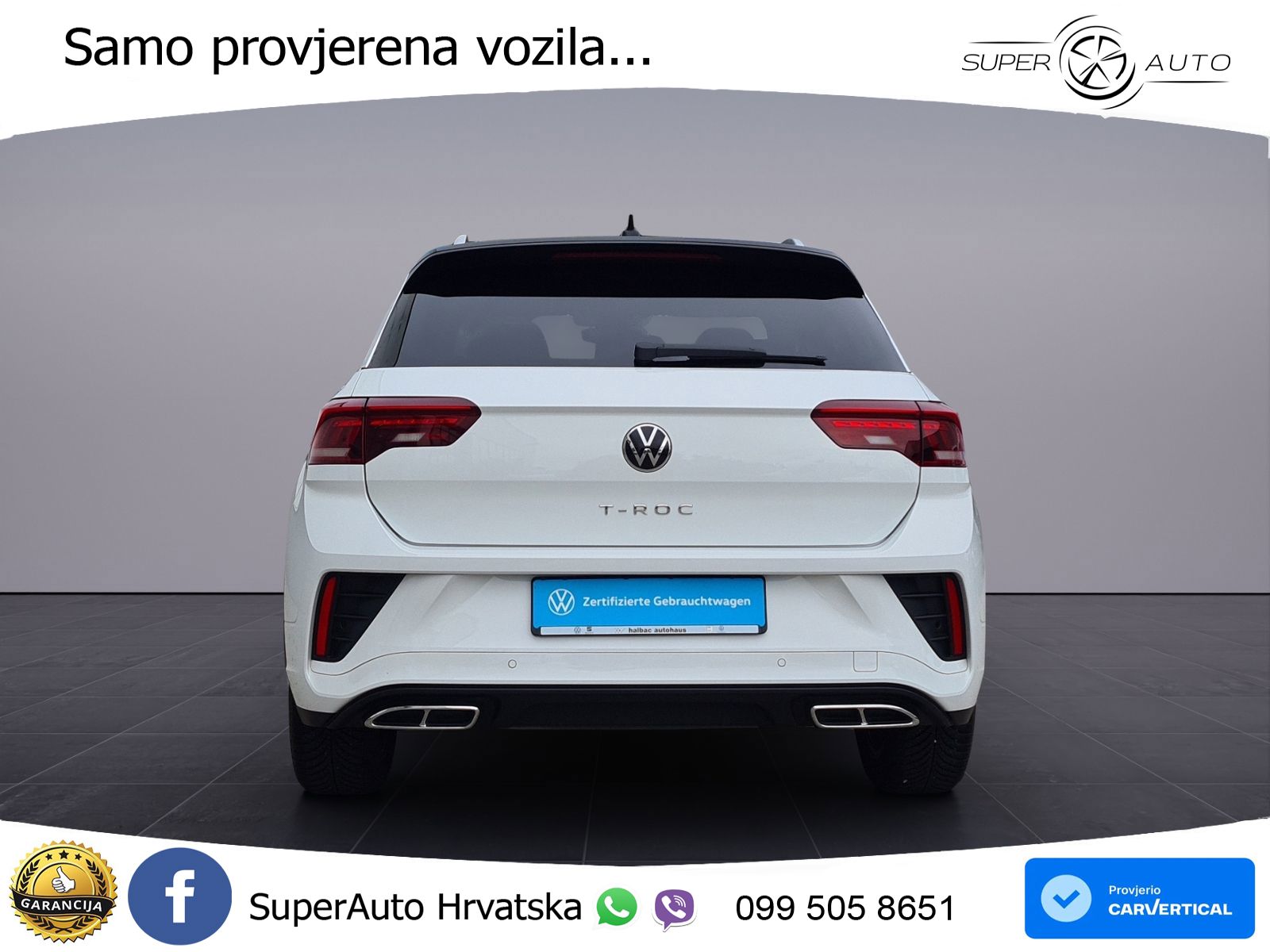 Volkswagen T-Roc 1.5 TSI (150 KS) DSG R-Line LED+GR SJED+ACC