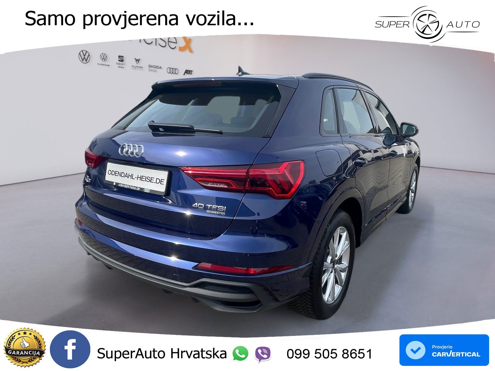 Audi Q3 40 TFSI (190 KS) quattro S tronic S line MATRIX+GR SJED+KAM